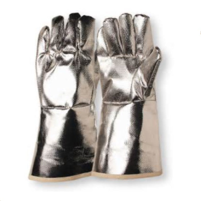 Guantes aluminizados con forro de aramida de 33cm.