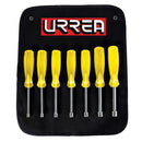 Juego de 7 desarmadores métricos de caja de 5 a 8mm.