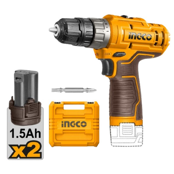 Taladro inalámbrico de 1/32-3/8plgs, 12v.