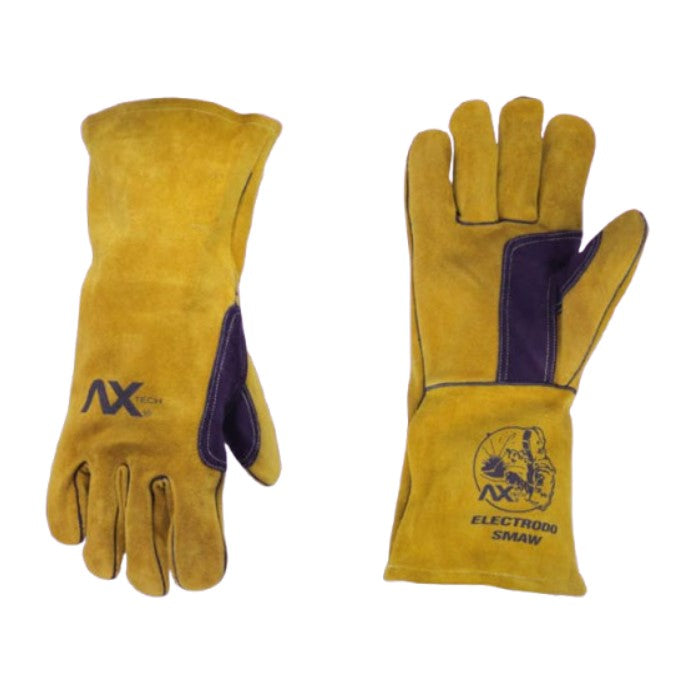 Guantes para soldar de carnaza reforzada