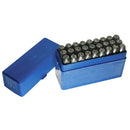 Juego de 27 sellos de letras de 1/4plg.