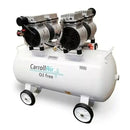 Compresor de aire eléctrico libre de aceite de 28.5gal. 1hp, de 110v horizontal