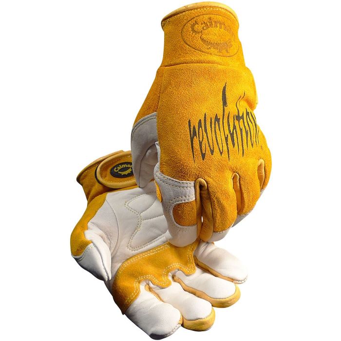 Guantes para soldar TIG/MIG sin forro talla L.