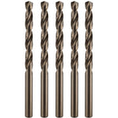 Juego de 5 brocas para metal