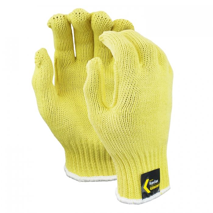 Guantes tejidos de Kevlar anticorte talla L.