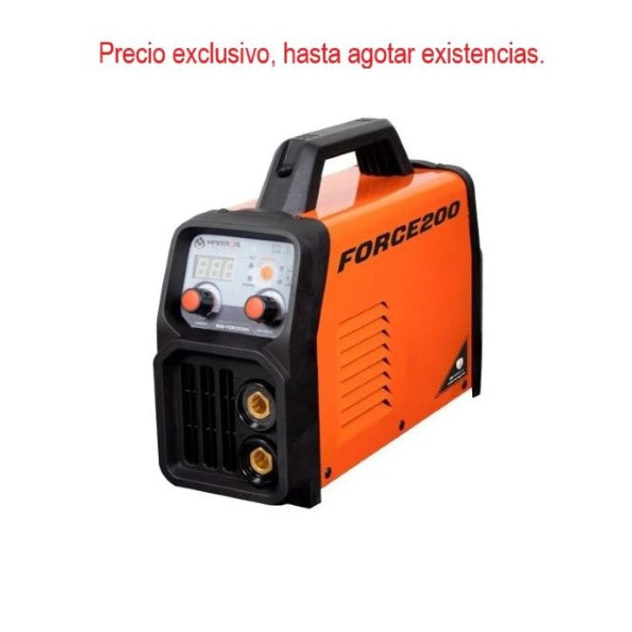 Soldadora Inversora Multiprocesos FORCE200, 110/220V, 200AMP