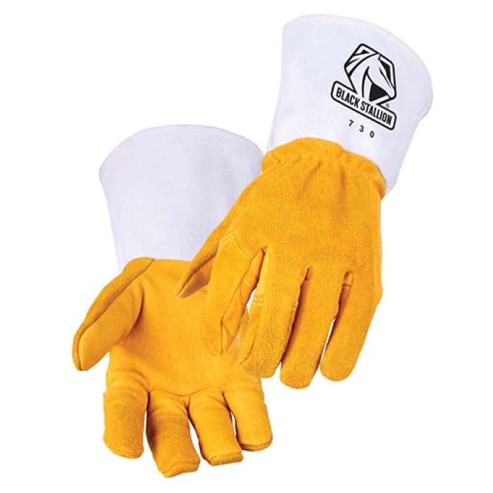 Guantes para soldar de piel premium talla L.