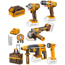 Combo industrial de 5 herramientas inalámbricas de 20v.