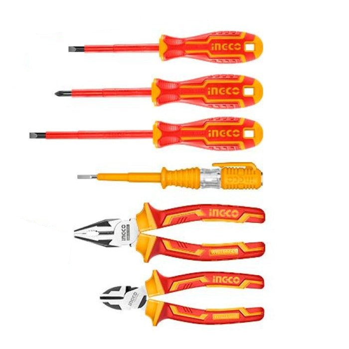 Set para electricista con herramientas aisladas de 6pzs.