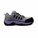 Tenis de seguridad casco poliamida Gris/Lila Talla 25