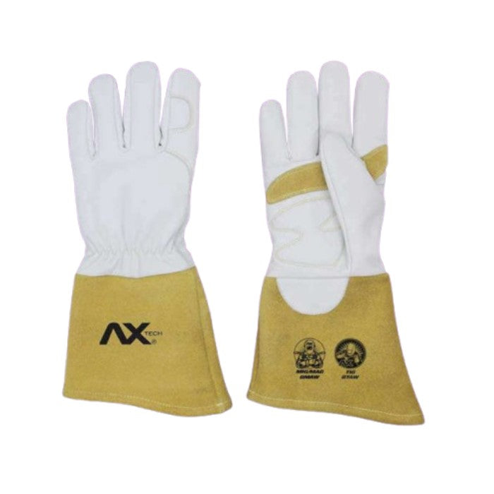 Guantes para soldar de piel de cabra reforzada