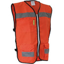 Chaleco Anaranjado Ligero Tipo Rescatista Talla XL