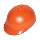 Casco de protección naranja