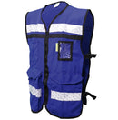 Chaleco Azul Rey Tipo Rescatista Talla S