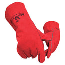Guantes de carnaza para soldar de unitalla.
