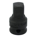 Adaptador de impacto hembra a macho 3/8" a 1/2"