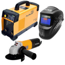 Soldadora Inversor multiprocesos de electrodo y TIG LIFT 110/220v 200amp y esmeriladora 4-1/2plg.