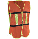 Chaleco de Malla Anaranjado con Bies de Alta Visibilidad