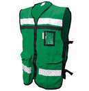 Chaleco Verde Tipo Rescatista Talla XL