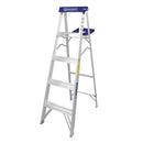 Escalera de tijera de aluminio tipo III de 4 escalones.