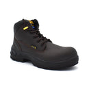 Bota café dieléctrica con casquillo