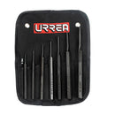 Juego de 7 Punzones Botadores de Acero