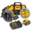 Sierra Circular Inalambrica 7-1/4plg 60v.