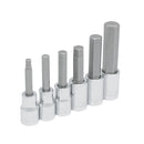 Juego de 6 dados hexagonales métricos de 1/2plg x 6 a 17mm.