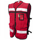 Chaleco Rojo Tipo Rescatista Talla S