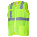 Chaleco Amarillo de Alta Visibilidad con Zipper Tipo R Clase 2 Talla M