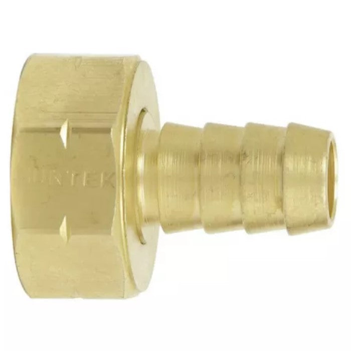 Conector para manguera macho de bronce 1/2 plg.