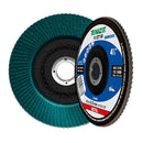 Disco Laminado con Lijas de Zirconio para Acero/Acero Inoxidable 4-1/2" x 7/8"