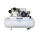 Compresor de aire eléctrico 132gal. 10hp. de 220/440v  horizontal libre de aceite