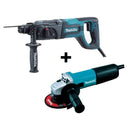Combo de rotomartillo combinado de 1plg y esmeriladora angular 4-1/2plgs.