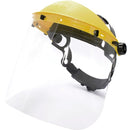 Protector facial ajustable.