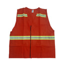 Chaleco de Tela con bolsas y reflejante Talla M