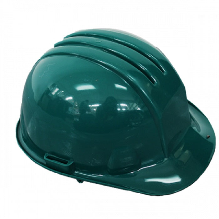 Casco de Proteccion Verde con Suspension de Matraca