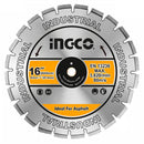 Disco para corte de asfalto de 16 x 1plg.