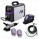 Soldadora Inversor AXT-EM204BV multiprocesos de electrodo, MIG y TIG LIFT gas/no gas.