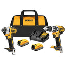 Kit de Rotomartillo de 1/2" y Atornillador de Impacto 1/4" 20V