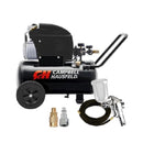 Compresor de aire eléctrico de 13.2 gal. 2hp. de 120v horizontal.