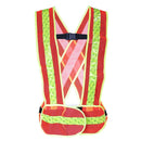 Chaleco Anaranjado Tipo Carrillero con Bies de Alta Visibilidad