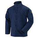 Chamarra azul de algodón resistente al fuego de 30" talla XL