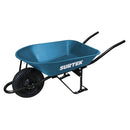 Carretilla con mango de metal y llanta neumática de 5 ft.