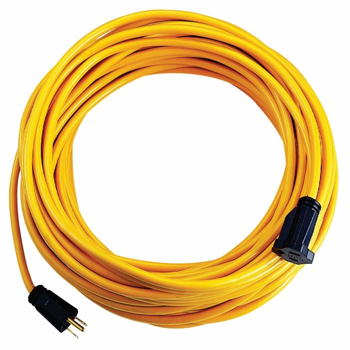 Cable De Extensión Eléctrica Amarilla  100ft.