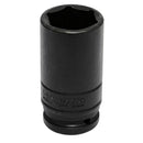 Dado largo de impacto con pared delgada de 3/4 x 1-3/4plg 6ptas.