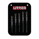 Juego de 5 desarmadores planos de precisión ESD.