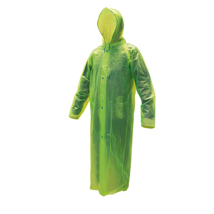 Gabardina Impermeable Verde Alta Visibilidad  Talla XL