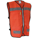 Chaleco Anaranjado Ligero Tipo Rescatista Talla L