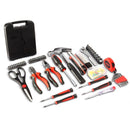Set de herramientas con 141 piezas y estuche de plástico